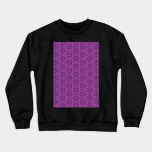 Raspberry Grape Blooms Crewneck Sweatshirt